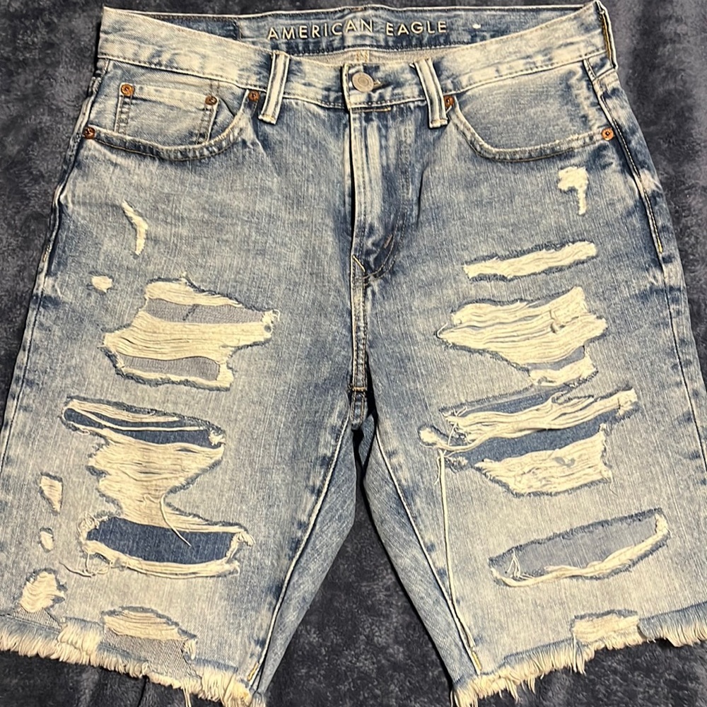 American eagle jean shorts